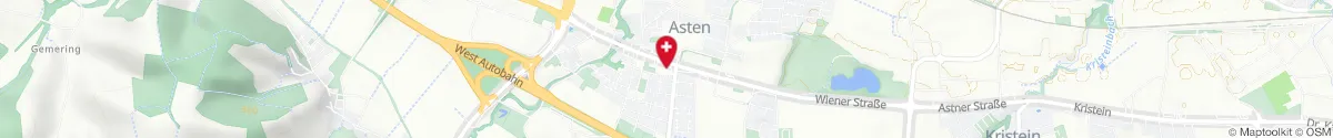 Map representation of the location for Jakobus-Apotheke in 4481 Asten